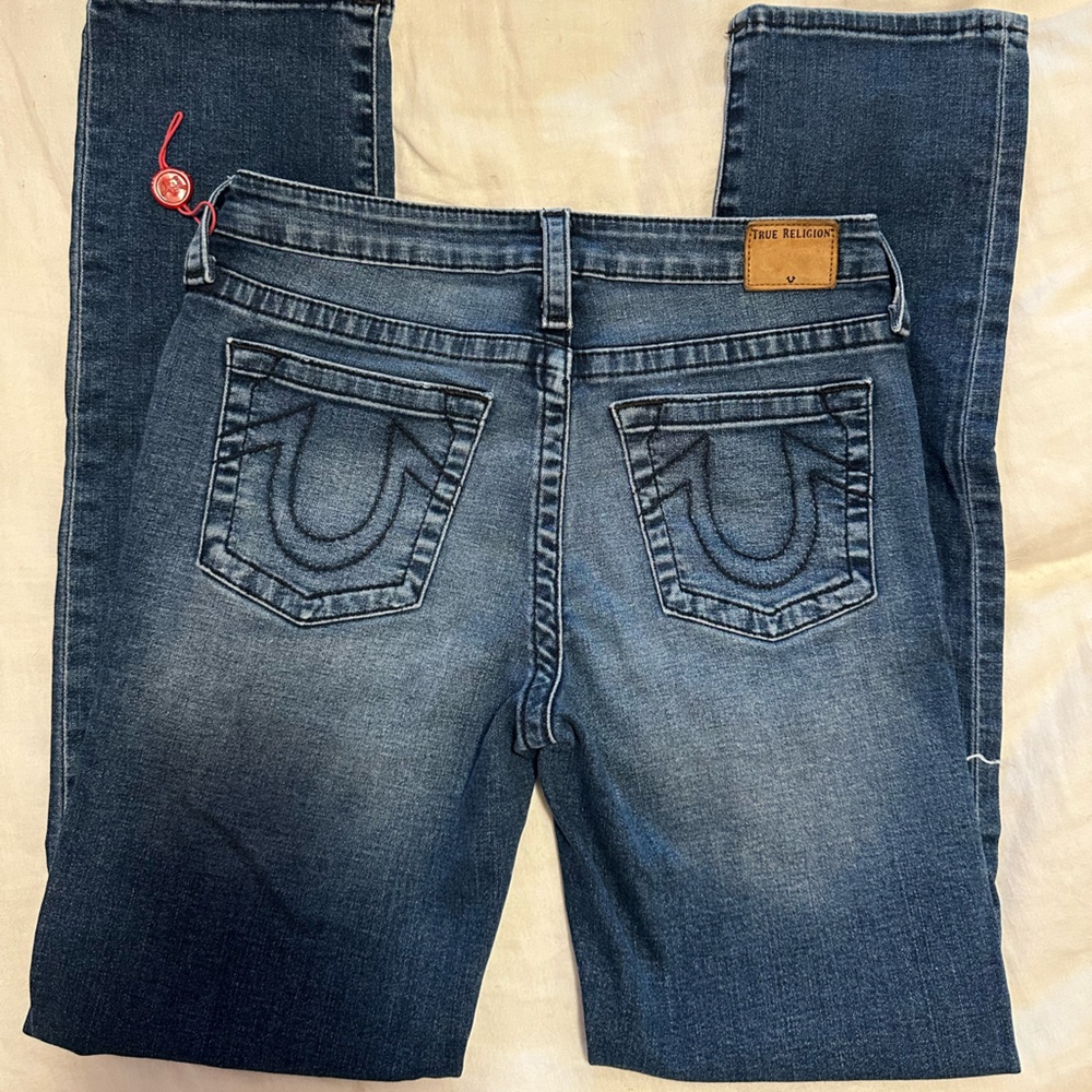 Girls True Religion Dark Blue Skinny Jeans
